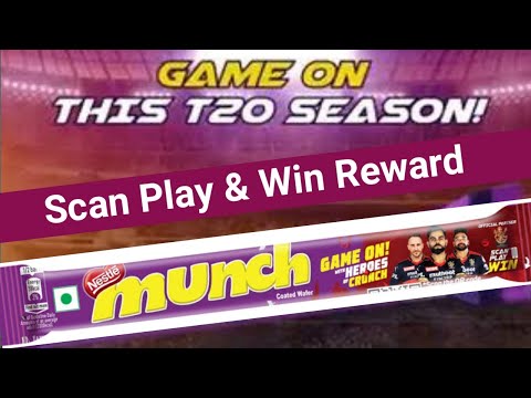 Munch offer | Munch Game on with heroes of crunch | scan play win | Nestle munch.