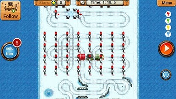 Rail Maze 2 Long Train Gameplay - Train Puzzle Game - Android Gameplay #2109