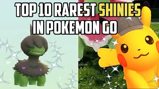 Top 10 Rarest Shiny Pokemon In Pokemon Go Youtube