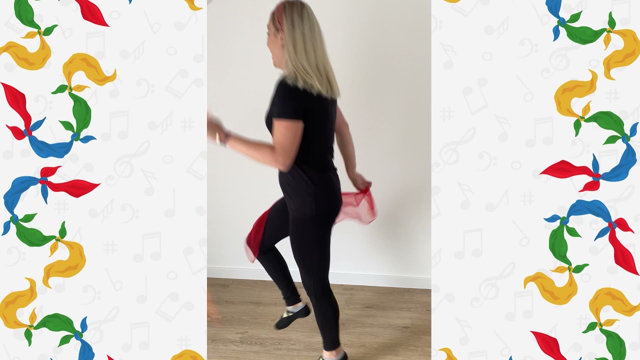 Cross dance - zabawa z chusteczkami