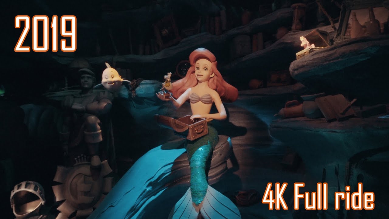4k 高音質 アメリカのディズニーのアトラクション アリエルのアンダーシー アドベンチャー19 リトルマーメイド Ariel S Undersea Adventure At Disneyland Youtube