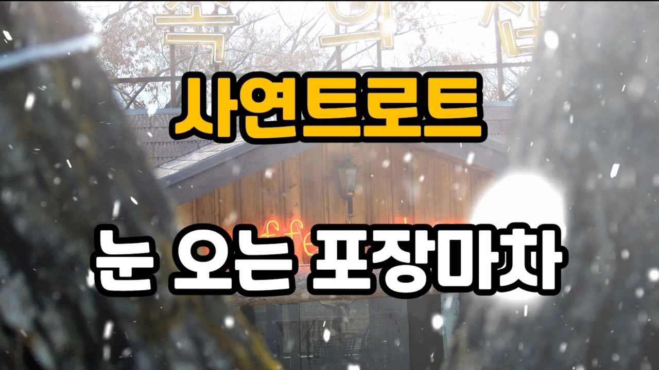 눈오는 포장마차 (사연트로트)