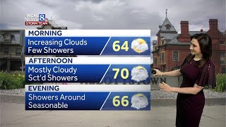 Clouds increase, showers return in south-central Pennsylvania