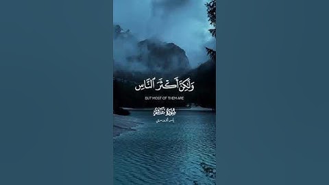 اكتب شئ تُؤجر عليه | سورة غافر الاية 60:63 #ياسر_الدوسري  #تلاوة_خاشعة #اكسبلور #تلاوة_هادئ