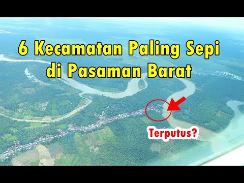 6 Kecamatan Sepi Penduduk di Pasaman Barat