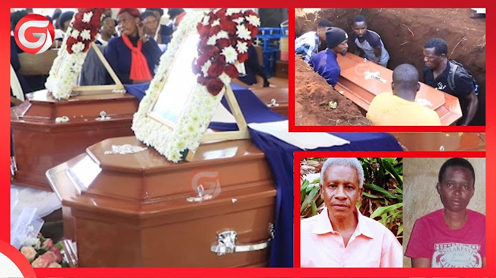 MAZIKO ya WANANDOA WALIOUAWA KINYAMA na ANAYEDAIWA MTOTO WAO - WAZIKWA MAKABURI YAO YAKITAZAMANA...
