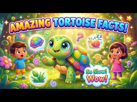Tortoise Animal Facts | Kids Learning Video |