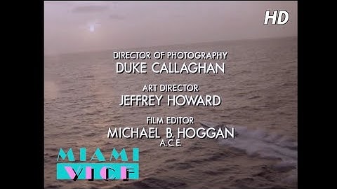 Ending Credits to Miami Vice: Calderone