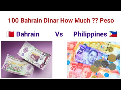 How Much 100 Bahrain Currency To Philippines Peso | Bahrain To Philippines Peso Exchange Rate