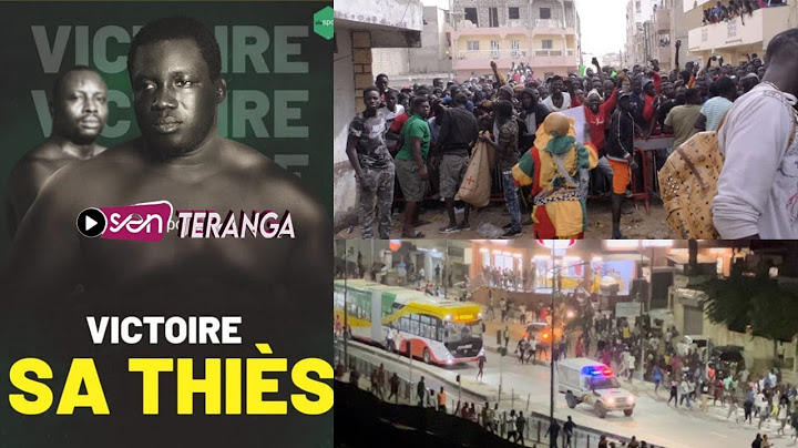 🔴 Direct Guediawaye : une forte ambiance après la victoire de Sa Thiès
