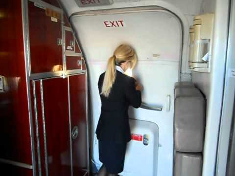 Air101: Cabin crew, doors to automatic this is a sliding story