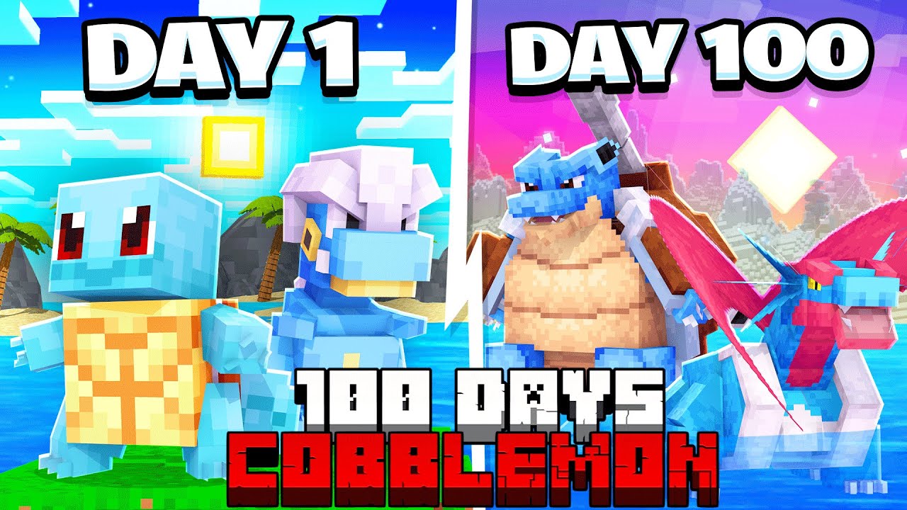I Spent 100 Days Using ONLY MEGA POKEMON In Cobblemon!