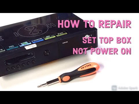 Video: Set-top Box Repair: How To Repair Digital TV Set-top Boxes? Why Are My TV Set-top Boxes Not Working? Troubleshooting