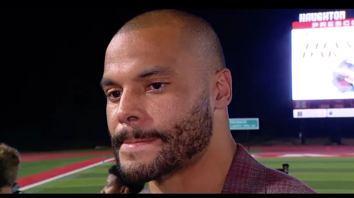 Emotional Cowboys QB Dak Prescott on the passing of Marshawn Kneeland