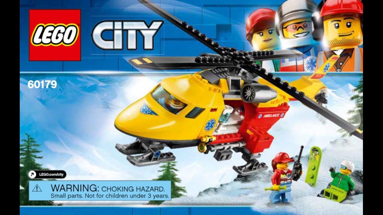 LEGO 60179 Instructions | City | Ambulance Helicopter | Medical