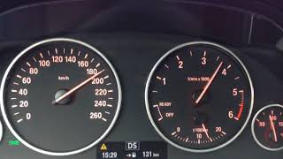 BMW F30 318d 143KM 2013 0-210KM/H Limiter Acceleration German Autobahn