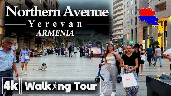 Northern Avenue in Yerevan, Armenia 👫 🇦🇲