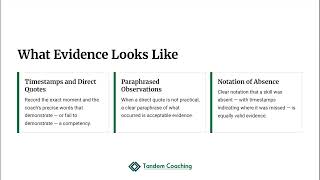 Collecting Evidence While You Listen | Evaluation Feedback (feedback-3.2)