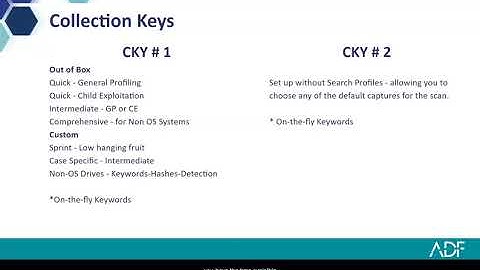 Prepare Evidence Collection Keys for a Digital Forensic Investigation