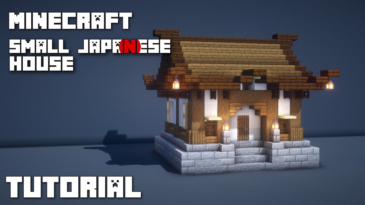 Minecraft: How to Build a Small Japanese House [Tutorial] - YouTube