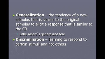 Classical Conditioning Part 2