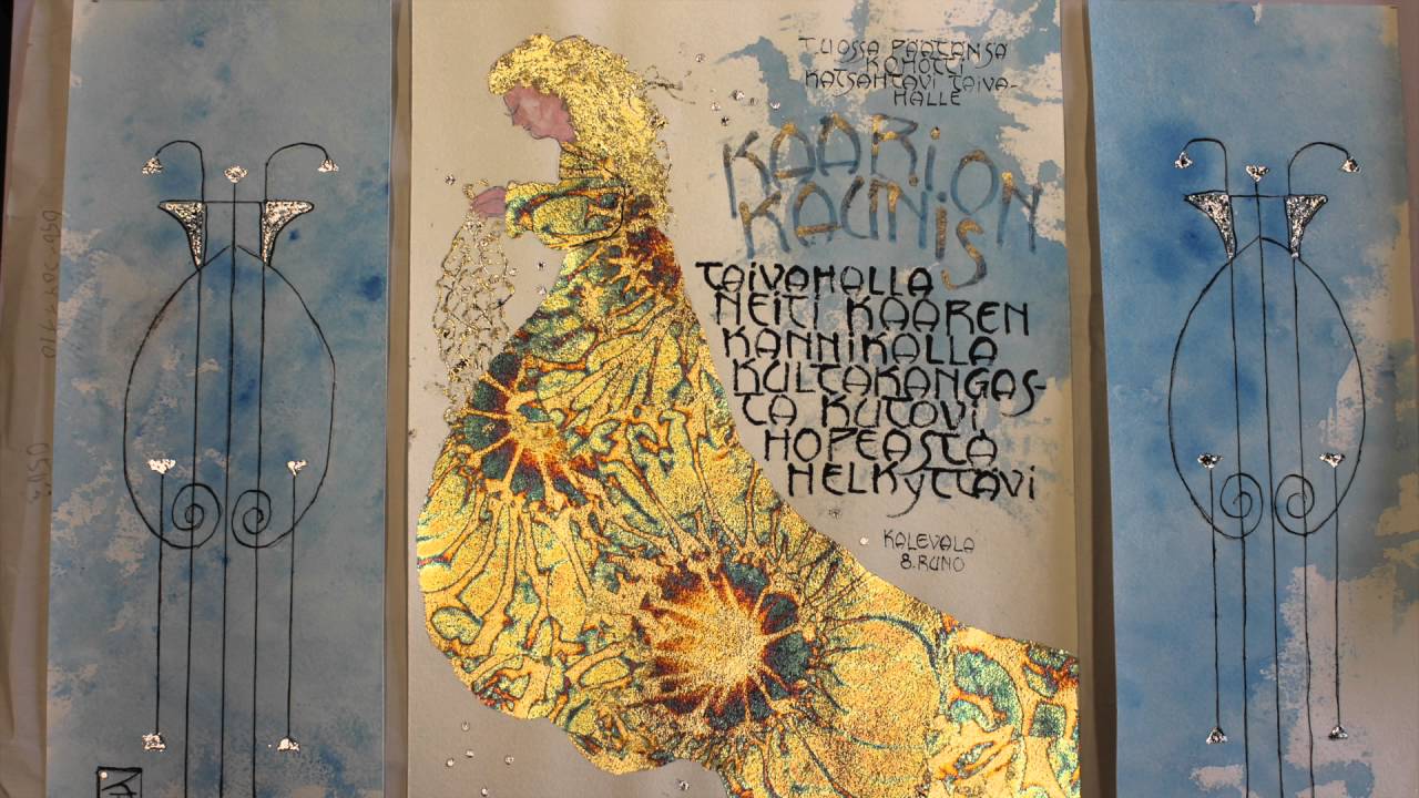 Art Nouveau Kalligrafiassa/ Art Nouveau in Calligraphy YouTube