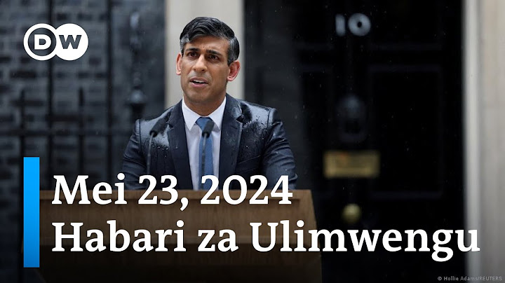 DW Kiswahili Habari za Ulimwengu | Mei 23, 2024 | Asubuhi | Swahili Habari Leo