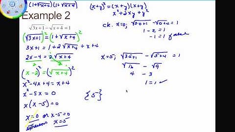 Solving Radical equations video edited