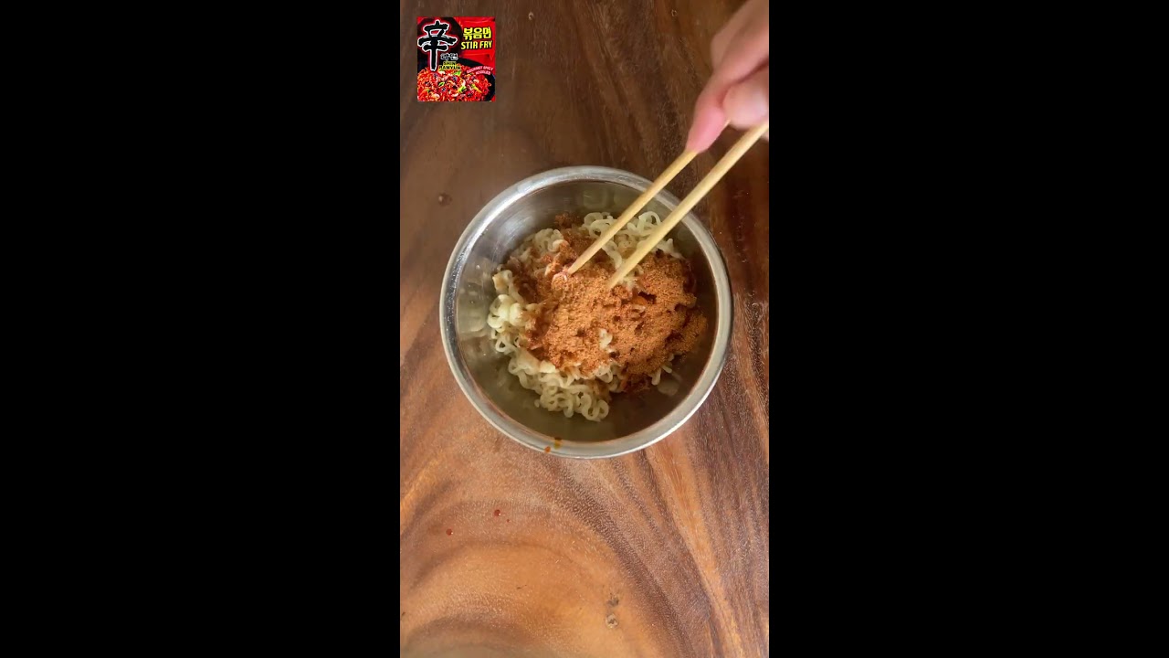 FAST NOODLES COOKING Shin Ramyun Stir Fry KOREA 