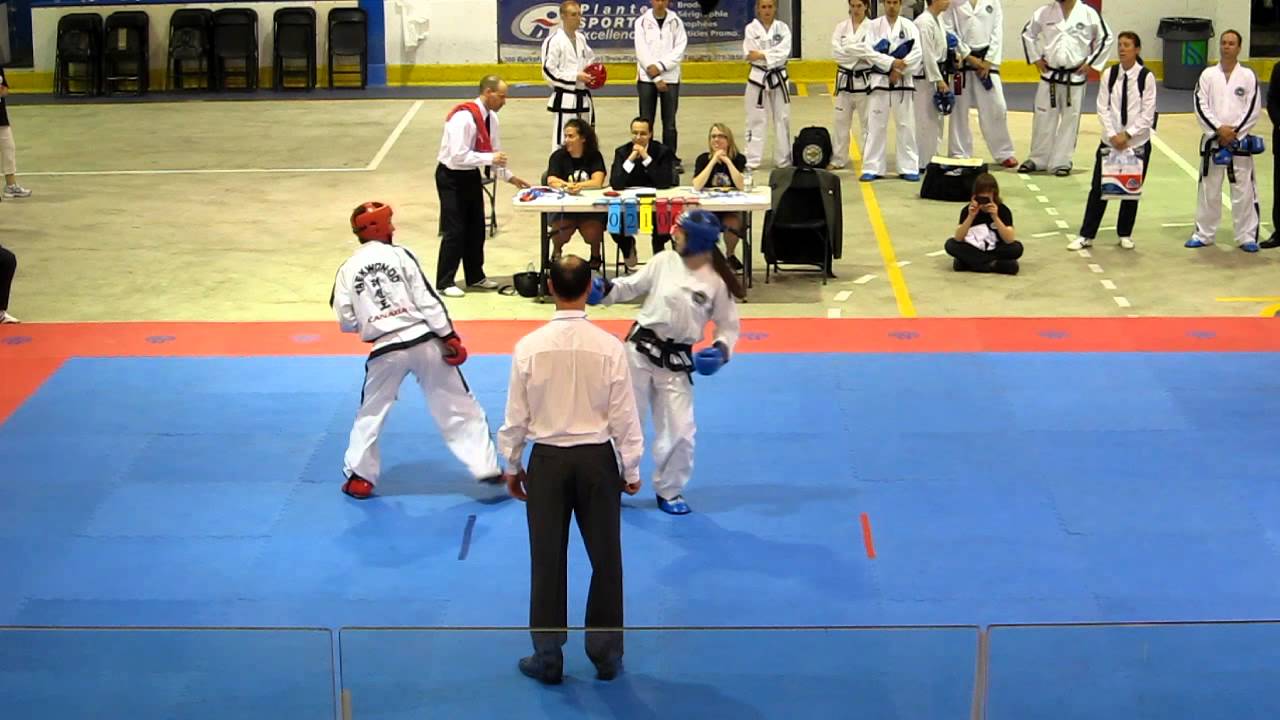 Saskatchewan vs Quebec - Womens Team Sparring - 2012 ITF Taekwon-Do Pan-American Championships