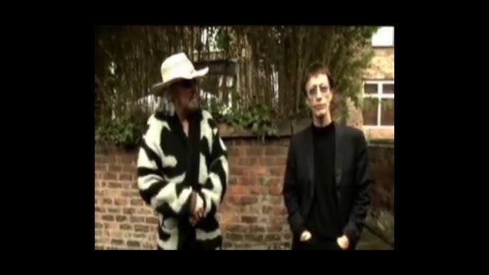 Barry & Robin Gibb~Visiting Manchester England