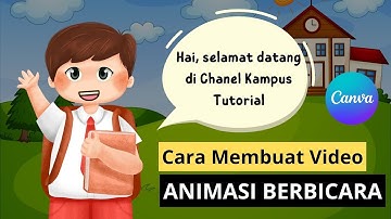 CARA MEMBUAT VIDEO ANIMASI BERBICARA DI CANVA | Video 4