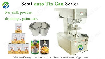 1kg Tin Can Sealing Machine | Automatic Metal Container Sealer