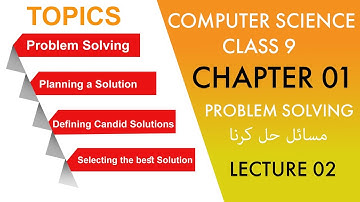 Planning a Solution/ Defining Candid Solution | Selecting the best Solution/Computer Sceince Class 9