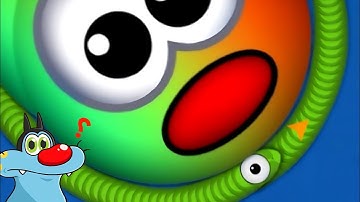 Worms zone.io Snake game Saamp Wali oggy game in Hindi voice 🤣