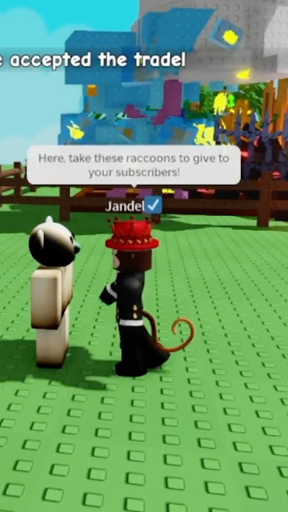 I met Jandel in Grow a Garden | #roblox #gardening #growagarden