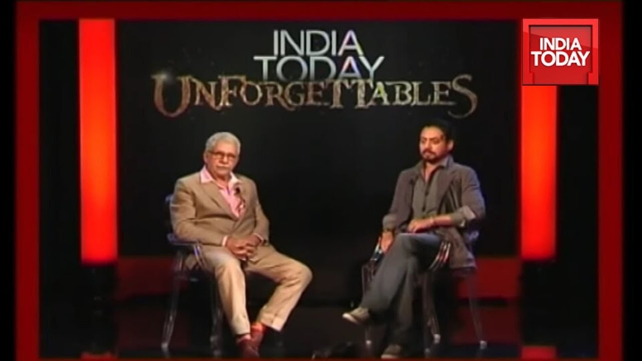 Exclusive Naseeruddin Shah  Irrfan Khan In Conversation  India Today Unforgettable  Full Episode