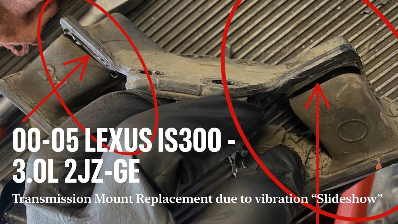 0005 Lexus IS300 3.0L 2JZGE Transmission Mount Replacement due to