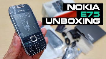 Nokia E75 Unboxing 4K (RM-412) - Review - Full Pack with all accessories