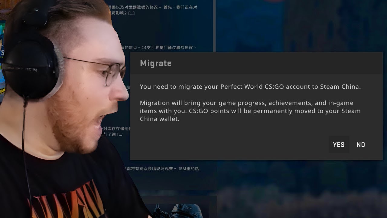 ohnePixel discovers you can play CHINESE CS:GO