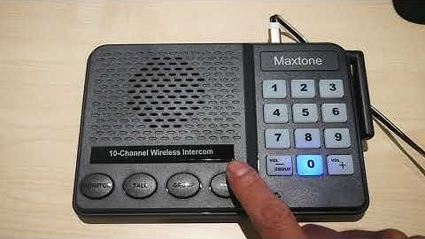 MAXTONE SK1210 Home/Office 10 Channel Wireless Voice Intercom System