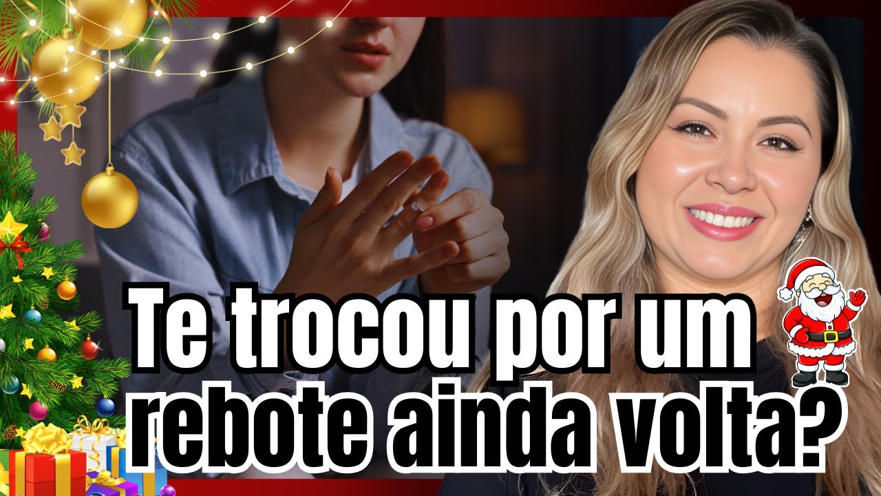 A pessoa te trocou por um rebote ainda volta?