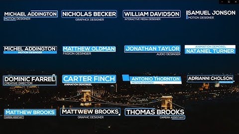 Title Lower Third Final Cut Pro Templates