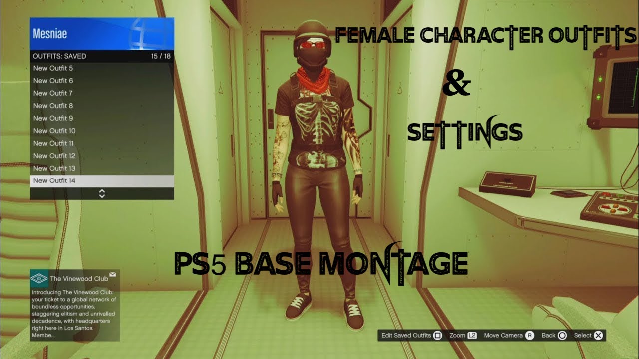 STUNNA MAN🩸🦅 | PS5 Base Montage + Female Character Outfits & Settings