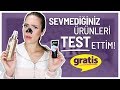 Sevmediğiniz Gratis Ürünleri Test Ettim