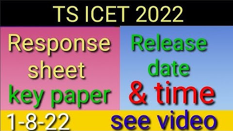 TS ICET Response Sheet 2022/TS ICET Key Paper 2022/TS ICET Preliminary key 2022/ts icet key paper //