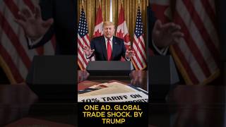 Trump Hits Canada With 10% Tariff After World Series Ad #shorts