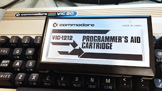 Taking a Look at The Programmers Aid Cartridge for the Commodore VIC-20.