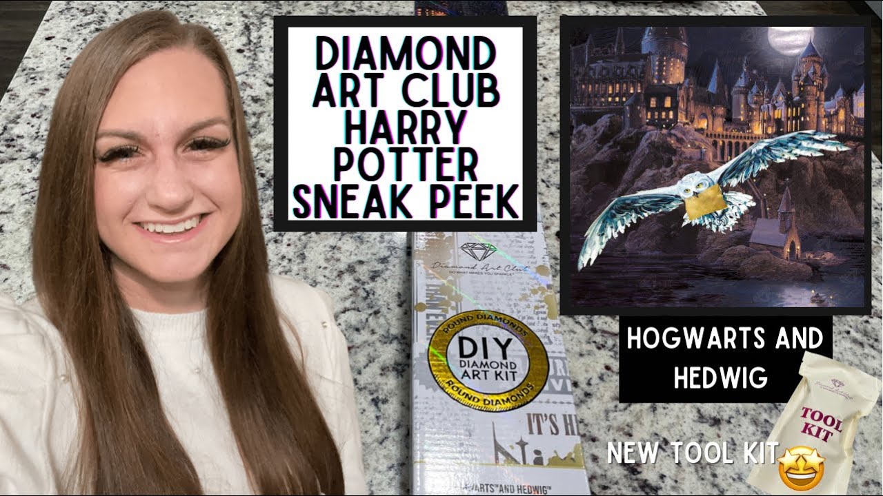 Unboxing Diamond Art Club Sneak Peek from the Harry Potter Collection!