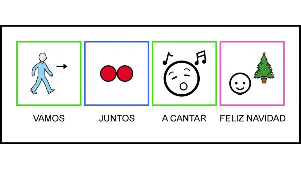 Llegó la Navidad pictogramas
